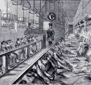 Laboratorio per il lavoro in isolamento del carcere di Millbank (1862) BIBLIOTECA FONDAZIONE EINAUDI TORINO
